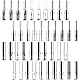 JRready ST6257 DTP Solid Barrel Size 12 Contacts DTP Connector Terminal KIT 20 PCS Male Pins 0460-204-12141 and 20 PCS Female Sockets 0462-203-12141 for Wire Size 12 to 14 awg