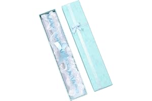 Blått Strumpeband för Brud, Bröllopsstrumpeband i Spets med Rosett, Elastiskt Benband med Presentförpackning, Bröllopstillbeh