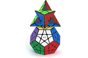 ROXENDA Magiczna Kostka, Kostka Prędkości z Piramidą Dodecahedron Kostka Prędkości, łatwe Obracanie i Płynna Gra