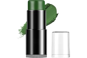 SEO-FANALLY Halloween Face Make-Up Green for Children Adults Halloween Special Effect Make Up Set, Body Painting Colours, Face Body Paint, for Theatre Make-Up, Carnival Make-Up, Non-Toxic, Waterproof