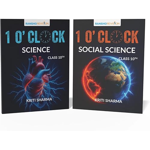 1 O’Clock Class 10 (Science   Social Science) Combo | Flowcharts, Tables, Premium Art Paper | Audiobooks on App   3D Interact