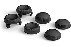 SCUF Kontrola Uchwyty na Kciuki – 4 Sztuk z 2 podstawami – Katalizator – Uchwyty na Kciuki z Joystickiem do Kontrolera Xbox One i Xbox Series X|S, PS4, PS5, Nintendo Switch Pro – Czarny