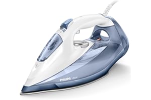 PHILIPS DOMESTIC APPLIANCES Philips Azur Pro GC4902/20 – Clothes Iron Steam, 2800 W, Steam Strike 220 g, Continuous Steam 50 g, Steam Glide Elite Sole, Integrated Anti-Limescale, Auto-Off