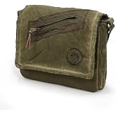 Old Cotton Cargo 7136 Vintage Casual Shoulder Postman Canvas School 14 inch Laptop Bag
