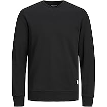 D&H CLOTHING UK Sweatshirt Décontracté Uni à Col Rond, Pour