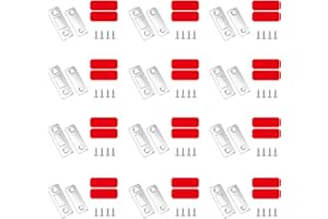 Bateya Magnetschnäpper, 12 Stück Türmagnet Magnet Selbstklebend, Magnetverschluss Schrank, Magnet Türschließer, Tür Magnet für Schubladen Balkontür Schranktür