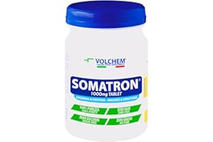 Volchem Somatron Tablet, Integratore Alimentare con L-Arginina e L-Ornitina, 100% Purezza, Senza Grassi, Additivi e Zuccheri, Barattolo da 300 Compresse, 420 g