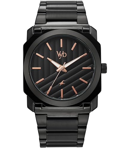 Fastrack Vyb Challenger Quartz Analog Brown Dial Brown Stainless