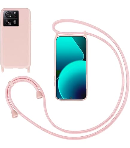 Paekear Coque Pour Nothing Phone 2 Avec Cordon De Collier, Cover Transparente Silicone TPU Bumper Etui Housse Avec Cordon Réglable Téléphone Lanyard Case Collier U2013 Vert