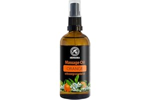 AROMATIKA TRUST THE POWER OF NATURE Massage Oil 100ml - Orange Massage Oil - 100% Pure & Natural - Natural Cosmetics - Orange Body Massage Soft Aroma Oil - Relaxing Aroma Oil - Good Sleep - Calming - Beauty