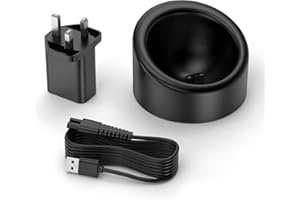 Qurzou Charging Dock Compatible with MANSCAPED 3.0 2.0 with AC Adapter, Wireless Charging Stand Only Repalcement for MANSCAPED The Lawn Mower 3.0 Electric Groin Hair Trimmer