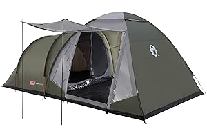 Coleman Waterfall 5 Tenda familiare | Tenda ibrida a cupola-tunnel per 5 persone con zona giorno e notte separate | Facile da montare | Tenda campeggio | Impermeabile 3000mm | telo di fondo cucito