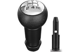 Juttzzei Peugeot 5-Gang Schaltknauf - Auto Schalthebel Manueller Mit Adapter für 106 107 206 207 301 306 307 308 2008 3008 5008 Citroen C2 C3 C4 B6 B9