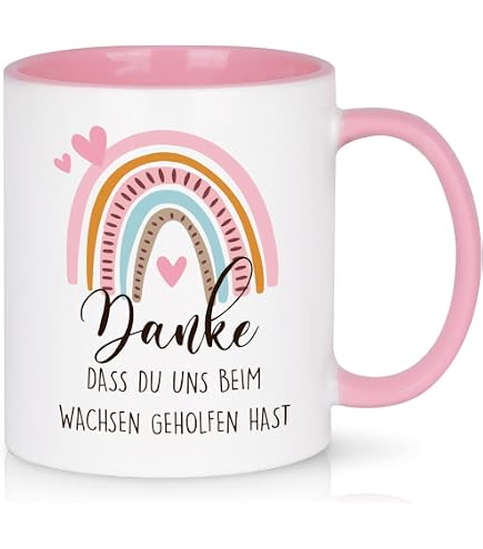 Erzieher Tasse Mit Spruch - "Echte Superhelden Gehen In Den Kindergarten" | Rundherum Bedruckt, 340ml, Spülmaschinenfest