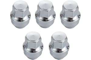 NIYATA 5 Pcs Wheel Nuts Set for Sord Compatible with Ford Transit Mk8, Transit Custom Wheels Nut ACPA1012KXA 5196786, Wheel Nuts Set M14x1.5 Thread, Ford Focus