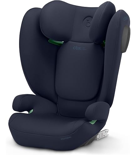Cybex Solution B2 Fix+ Lux High Back Booster Seat, Lightweight, Secure Latch Installation, Linear Side Impact Protection, Reclining 12 Position Height Adjustable Headrest, Volcano Black: Buy Online at Best Price in UAE