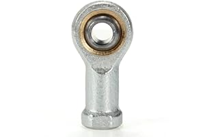 SENRISE Rose Joint M10 Rod End Bearing Female Bronze Lined Right Hand Thread Heim Joint (Pack of 1)