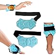 Ice Packs for Injuries Reusable, Ankle/sport Foot Ice Therapy Wrap, Hot Cold Ice Gel Pack with Adjustable Brace for Sprained Ankles, Plantar Fasciitis, and Swelling Feet, Microwaveable, Freezable