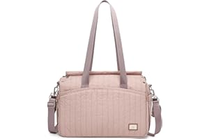 Miss Lulu Borsa Fasciatoio Neonato per Passeggino, Impermeabile Multifunzionale con Ganci per Passeggino, Borsa Cambio Mamma, Adatta per Parto/Ospedale/Viaggi/Shopping, Grande Capacità