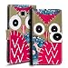 Produktbild Samsung Galaxy A5 ( 2015 ) Muster Hülle, Conie Mobile Handytasche Bookstyle Schutzhülle Motiv Bilderhülle Wallet Tasche, PU Leder Tasche