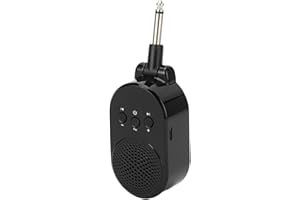 LIEBEWH Mini Plug-in Amplificatore per Chitarra Elettrica Portatile Amplificatore per Chitarra Elettrica BT 85db per Pratiche Esecutive