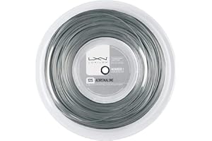 Luxilon Adrenaline 125 Corda da Tennis, Unisex - Adulto, Platinum, 1.25 mm, 200 m