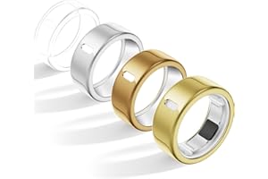 POLYJOY Cover Compatible for Oura Ring Gen 4/3 Horizon/Gen 3 Heritage(Not for Oura 4 Ceramic), Surport Charging with Cover on, Anti-Scratch TPU Ultrahuman Ring AIR Protector for Men Women Workout Gym-Size 8