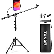 CAHAYA 5 panel microfoon isolatie geluidsisolatie: 180° instelbare microfoon popfilter, geluidsabsorberend, opvouwbaar microfoonisolatiebord voor opnamestudio's