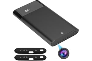 FiveSky Hidden Camera Mini DV Full UHD 4K Night Vision Remote Real Time Video 1200 Megapixel Power Bank 5000mAh Portable Compact Camera for Home Office and Outdoor