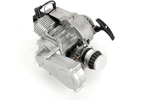 SHIOUCY Motore di avviamento a trazione a 2 tempi, 49 cc + cambio Pocketbike, Mini Dirt Bike, ATV, scooter