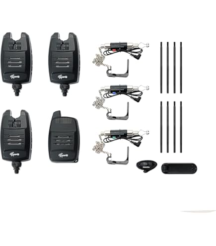 Allarme Da Pesca Super Sensibile - 4 Pezzi Con LED E Suono Per Notturna E Altura - Foto 10