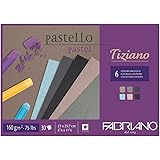 Carta Per Pastelli 360g/m² - 12 Fogli 16x24cm, Superficie Ruvida Per Tecniche A Secco