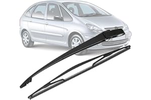 JINSENTGG Bras D'essuie-glace Arrière Compatible avec Citroen Xsara Picasso 1999-2010, Essuie-glace Arrière et Bras, Kit de Balai D'essuie-glace Arrière de Voiture étanche