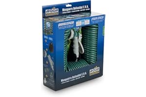 Aqua Control C2107N2 Manguera de Jardín con Conexiones Bimateria y Pistola con 7 Formas-15 m, Verde