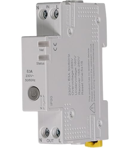 Magnetotermico Wifi Interruttore Smart WiFi Tuya 40A - Controllo Remoto, Misura Consumo, Compatibile Con Alexa E Google Tuya Smart - 4