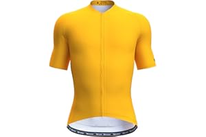 Wulibike Cycling Jersey Top Mens,Road Cycling Jersey Mens Top,Full Zip Breathable Cycling Jersey with Pockets