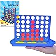 Pup Go 4 in a Line Game, 6 Spare Discs included, Four in a Row Line Up 4 Gaming Fun Set - Travel Portable Convenient Size - Classic Fun Educational Family Games for Kids Children and Adults (Small)