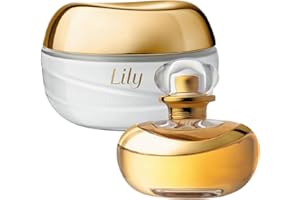 O BOTICARIO O Boticário Lily Set Regalo Perfume y Cuidado de la Piel con 2 Productos | Lily Crema Hidratante Corporal Perfumada Satinado 250g y Lily Perfume Eau de Parfum EDP 75ml