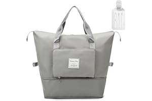 flintronic Sac de Voyage Grande Capacité, Sac de Transport pour Voyage Léger Imperméable Sac à Dos Weekend Sac de Sport Séparé Sec et Humide