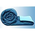 BSB HOME Summer Razzai All Season 220 GSM Ac Comforter Super Soft Fluffy Comforter (90" X 86" Inches/220Cm X 228Cm) - Double Bed Comforter|Aqua & Teal| Lightweight| Microfibre