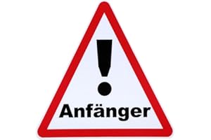 ‎STROBO Magnetschild Fahranfänger 15x15 cm Magnetfolie Warntafel Schild mit UV- Schutz von STROBO