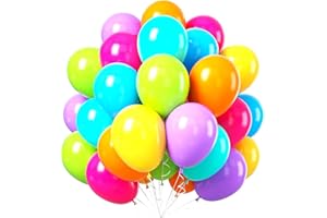 Ovanda 20 Stück 10 Zoll Luftballons Bunt,Regenbogen Party Ballons,Ballons Tropische,Sommer Hawaii Partyballon,Latex Helium Ballon,Ballon Girlande Bogen,Sommer Flamingo Deko,Kinder Geburtstag,Babyparty