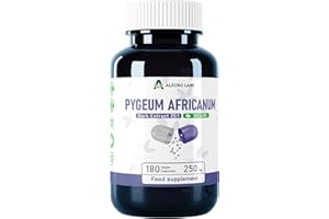 Alzuro Labs Pygeum Africanum Forte | 5.000mg Äquivalent (250mg 20:1 Extrakt) | 180 Vegane Kapseln | Hochdosierte Prostata-Unterstützung | 4-Monatsvorrat | Laborgeprüft | GMP-zertifiziert