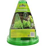 Dehner Pflanzenhut, zum Schutz vor Sonne, Frost, Schnecken etc., 10 Stück, Ø 19.5 cm, Kunststoff, grün