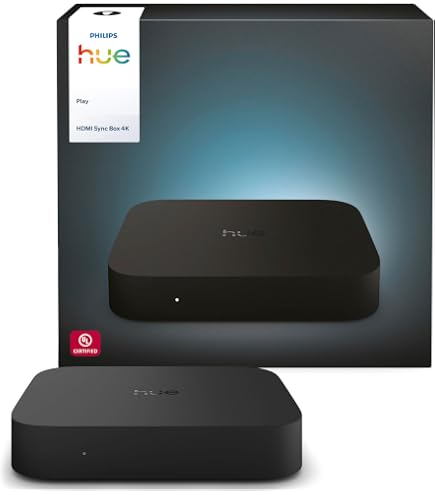 Philips Hue Play HDMI sync Box 8K - Syncs up to 10 Hue Lights with