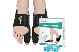 ‎PUIKOS Puikos ein Paar Hallux Valgus Korrektur Hallux Schiene für Frauen Männer Zehenspreizer Big Toe Brace Bunion Splint Hallux Bandage Ballenzeh Korrektur Überlappende Zehen Korrektur für Tag-/Nachtschlaf