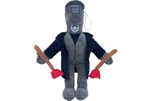 Super JAKES Juguete De Peluche para Inodoro,Skibidi Toilet Toy, Skibidi Toilet Speakerman Peluche, Stuffed Plush Figure Skibidi Toilet, Skibidi Toilet Game Doll, para los Fans de los Juegos