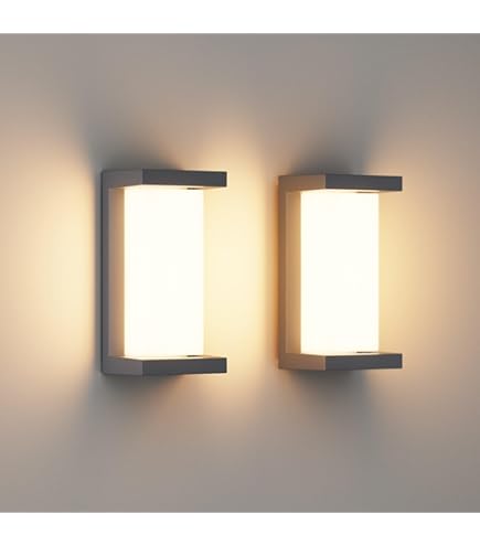 Applique Murale Extérieure Avec Détecteur De Mouvement - 8.5W LED 700 Lumens 4000K, IP44, Aluminium - Pour Entrée, Jardin, Garage