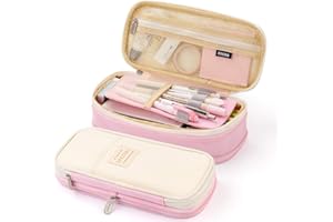 EASTHILL Big Capacity Pencil Pen Case Office College School Large Storage High Capacity Bag Pouch Holder Box Organizer