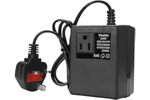 EUNEWR 200W Voltage Converter, 110V/120V to 220V/240V Intelligent Efficient Adapter Power Transformer for Electrical Components Accessories